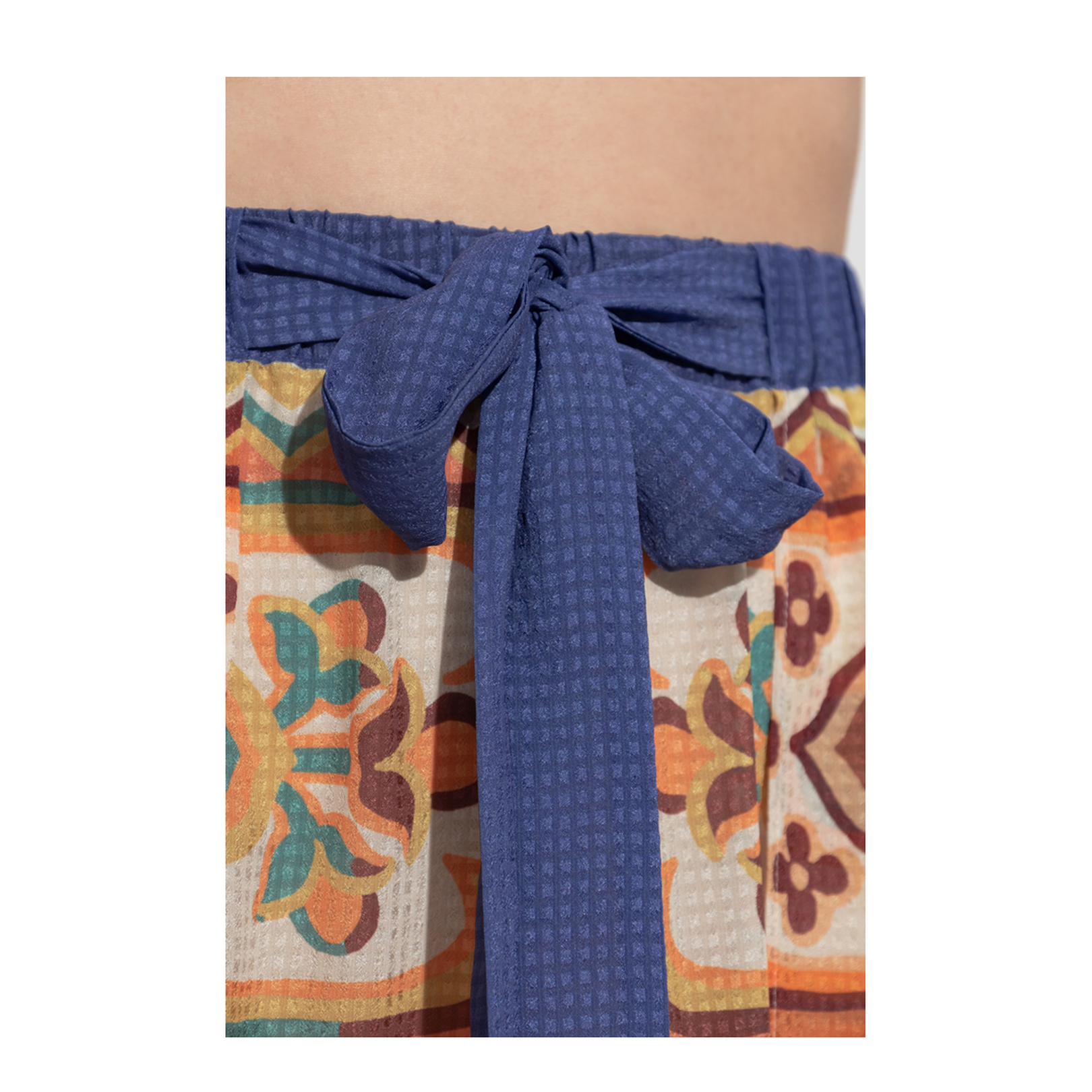 Trousers with slits on the legs