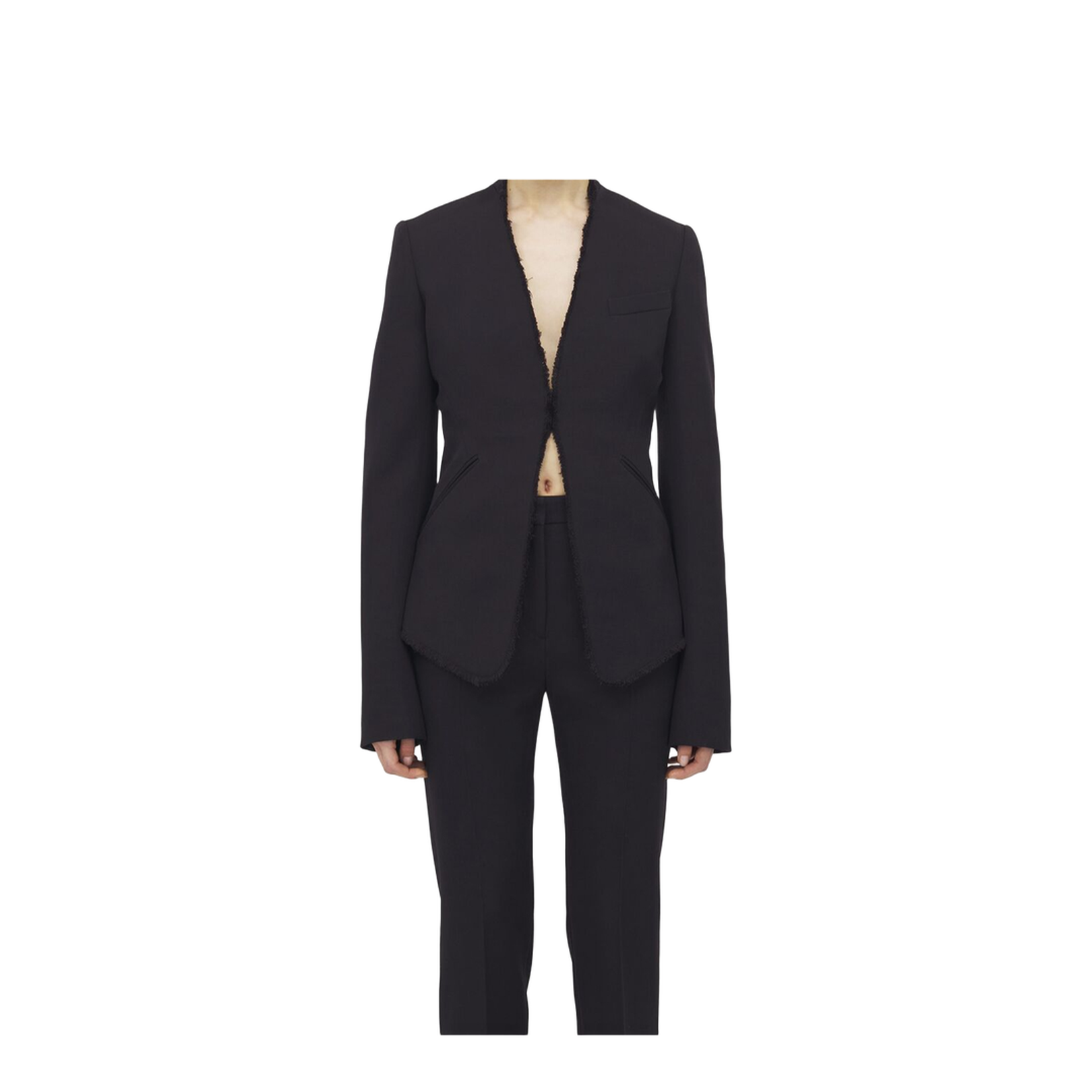 Raw Edge Tailored Jacket