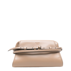 Tie Me Small Sheepskin Clutch - Black