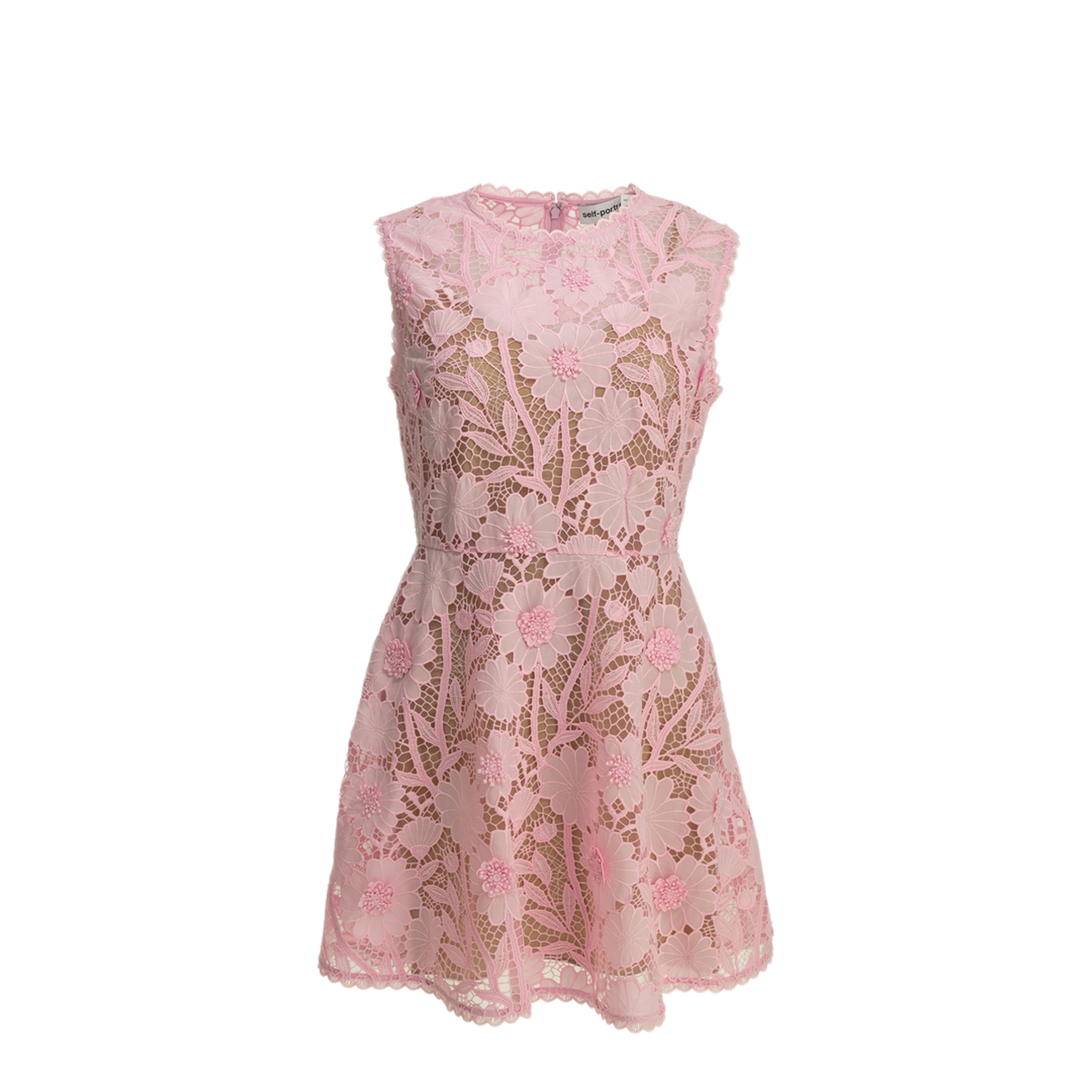 MAYFEYR - Self Portrait - Short Lace Dress - PF26109SPPINK