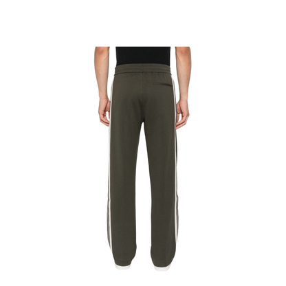 Jersey Trousers with Elasticated Waist and Contrasting Bands