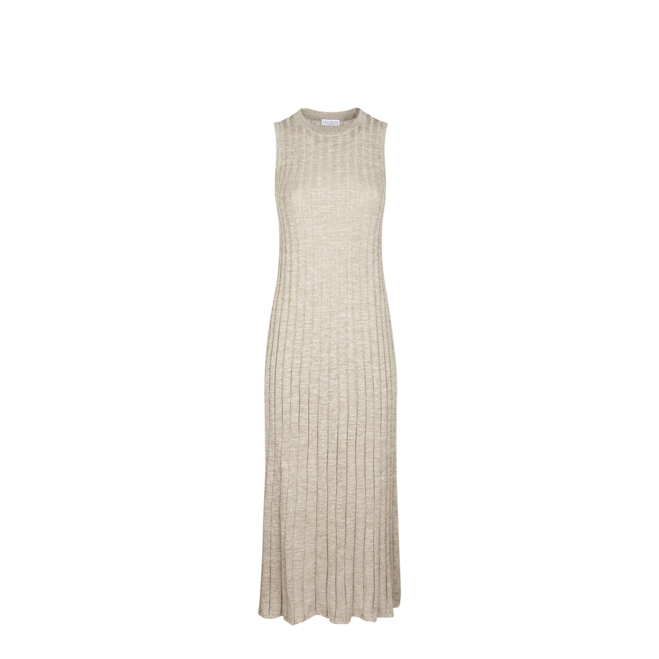 Ribbed-Knit Maxi Dress - Ivory