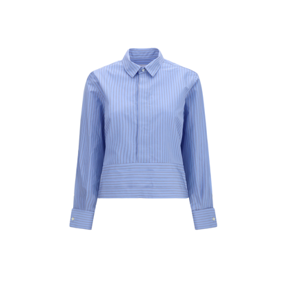 MAYFEYR - Sacai - Cotton Poplin Shirt With Belt - 2608667458