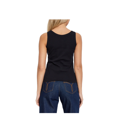 90s Vintage Logo Tank Top Black