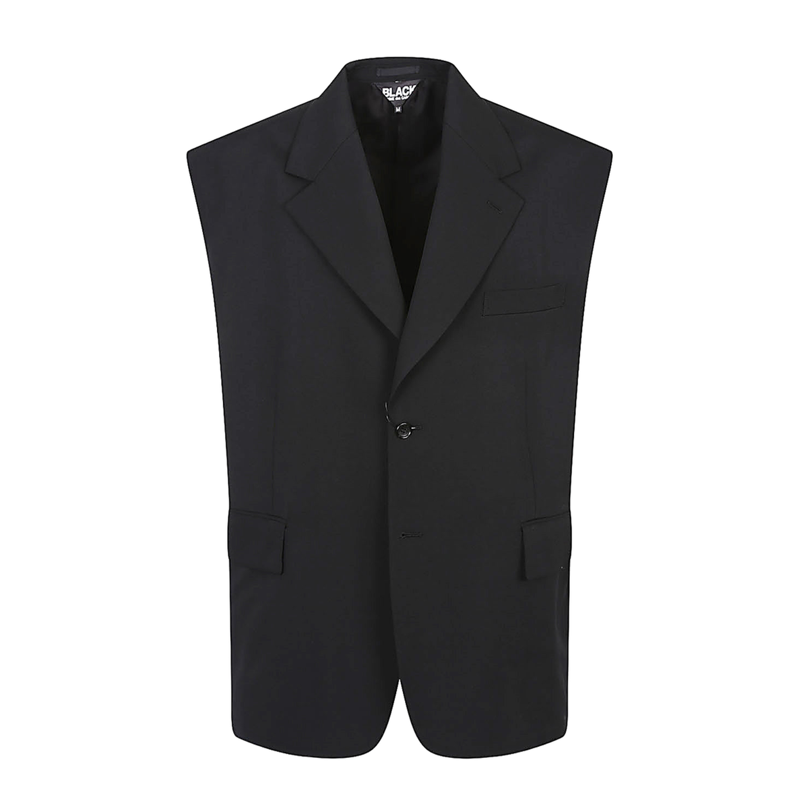 Sleeveless V-Neck Blazer Vest