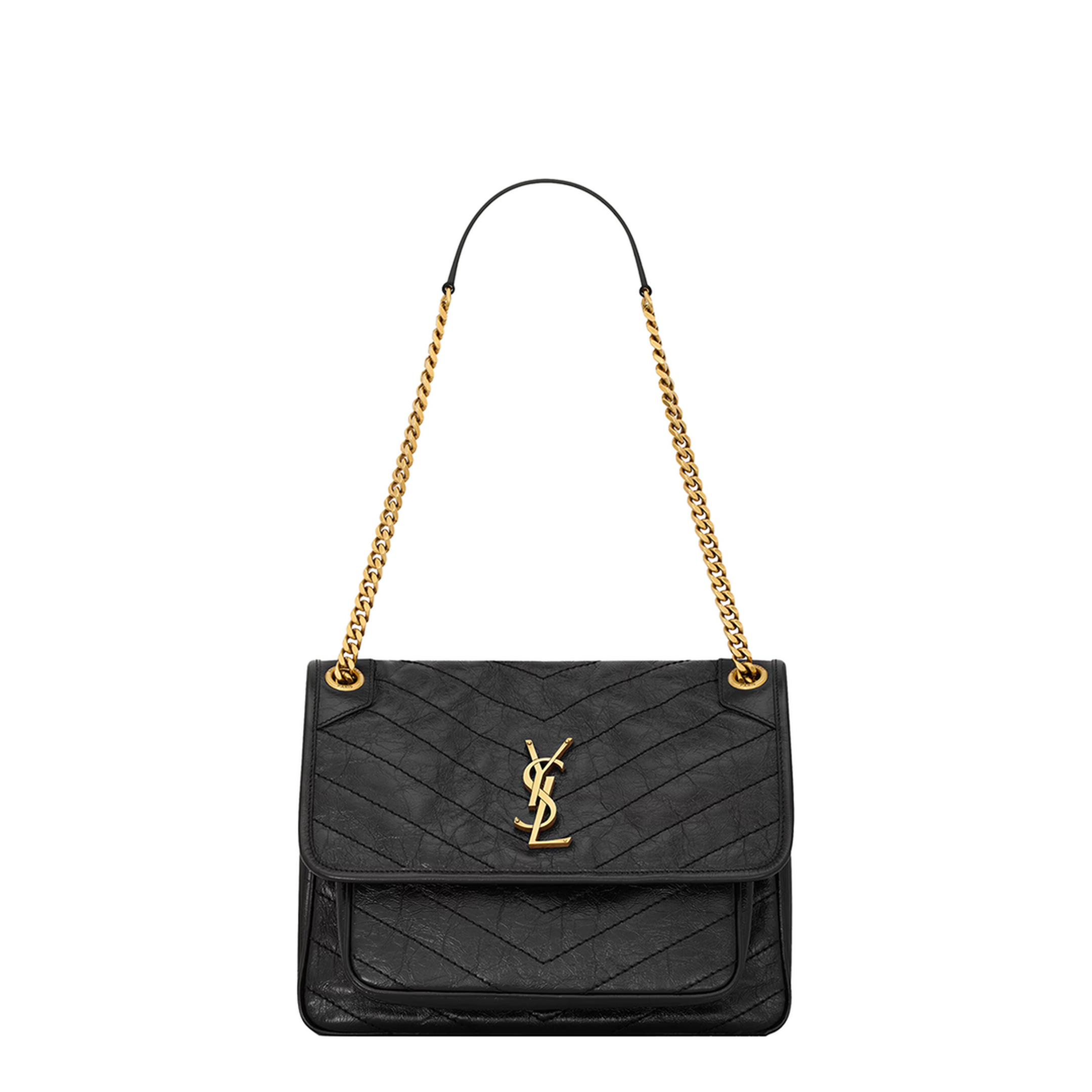 MAYFEYR - SAINT LAURENT PARIS - Niki Medium Soft Bag In Vintage Leather - 6331840EN07