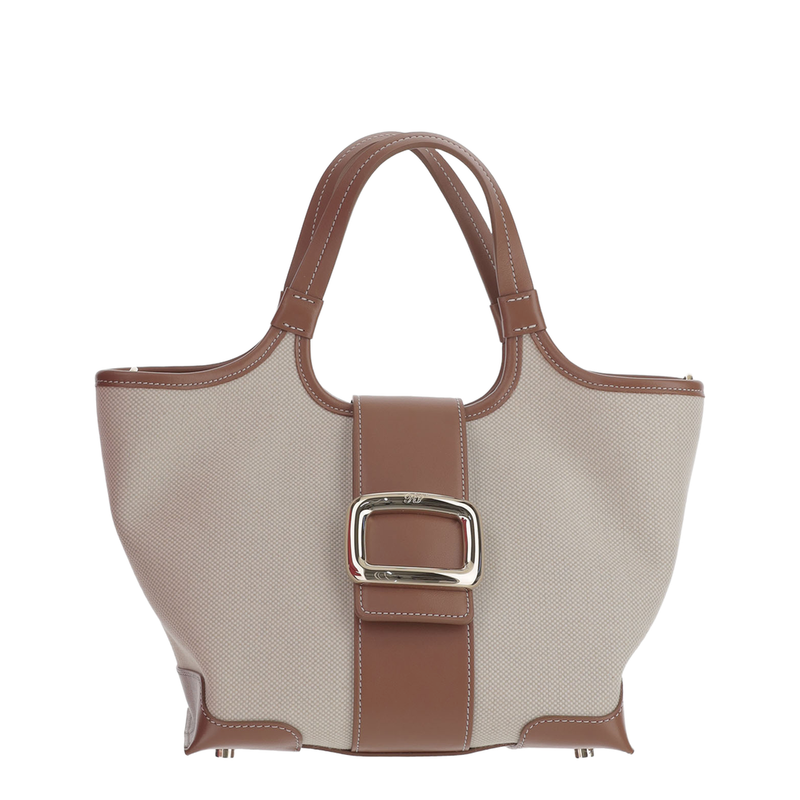 Mini Viv Choc Canvas Shopping Bag