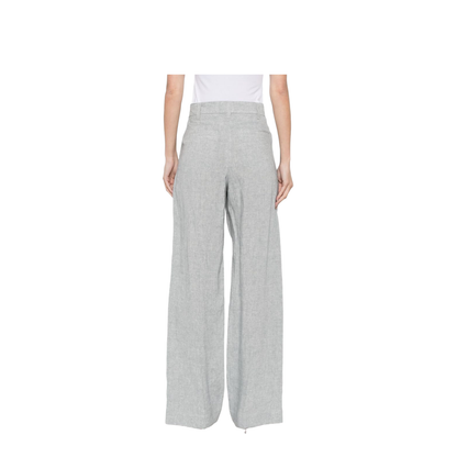 Linen Wide-Leg Trousers