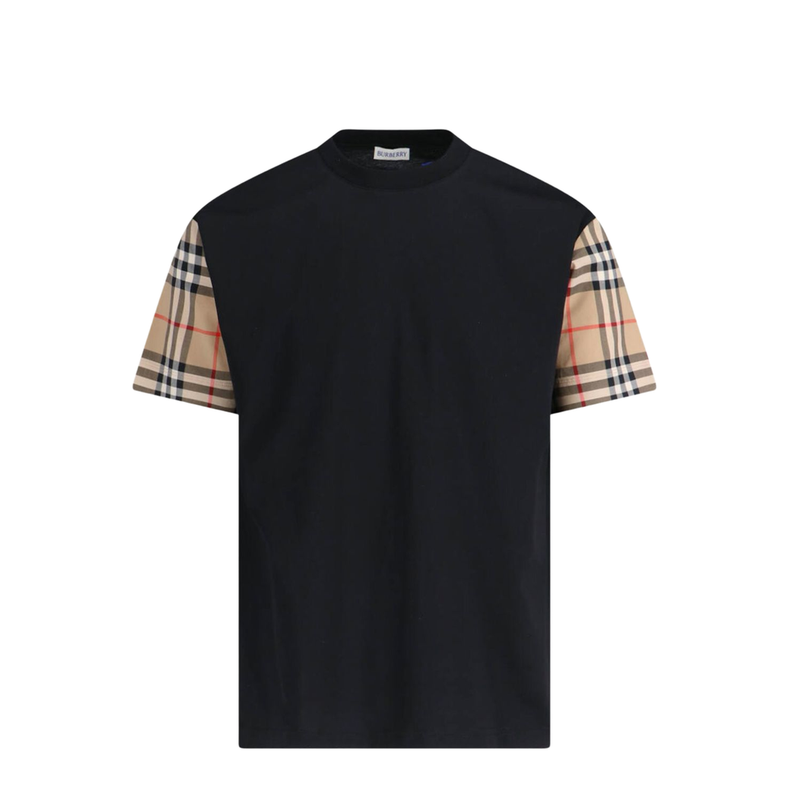 Check Cotton T-Shirt
