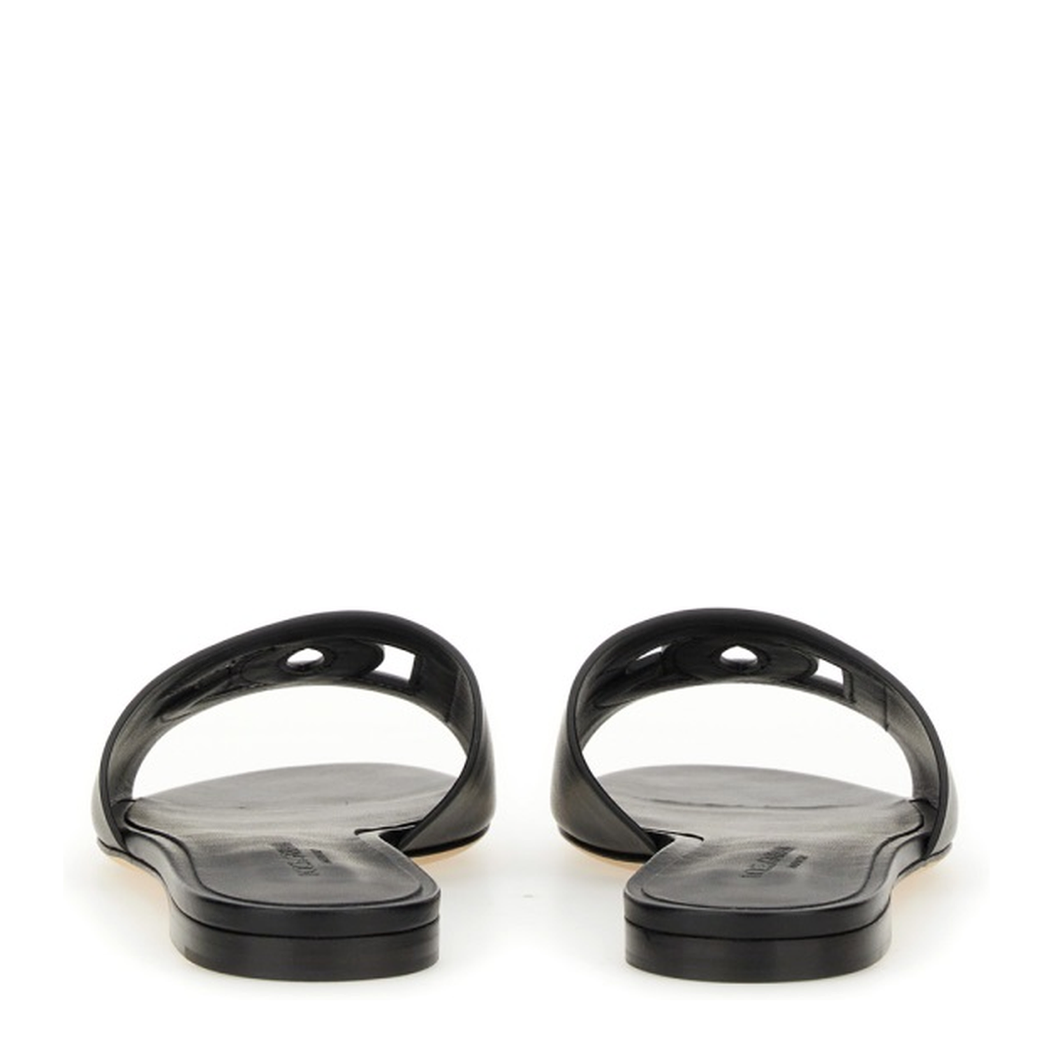 Calfskin Slides with DG Millennials Logo