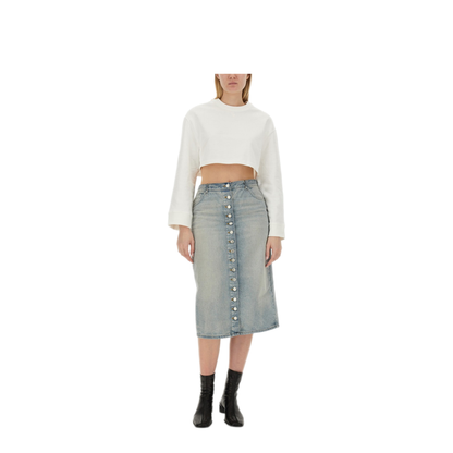 MAYFEYR - Courreges - Cropped Sweatshirt - 124JSW009JS01200001