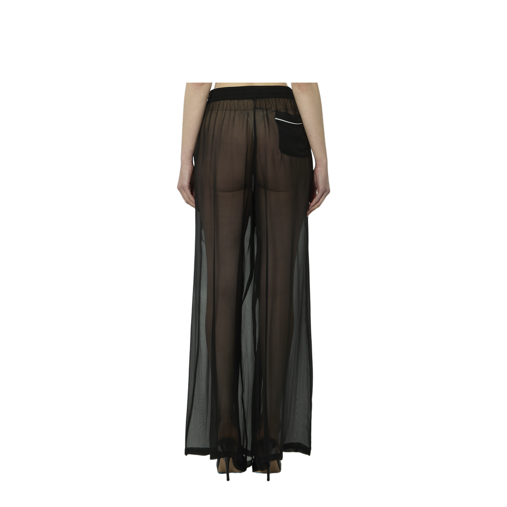 MAYFEYR - Dolce & Gabbana - Silk Chiffon Trousers - FTDJETFU1ATN0000
