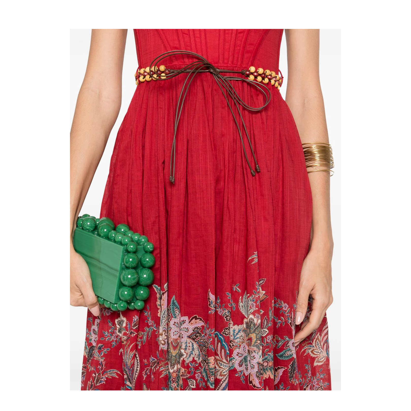 Printed Midi Dress