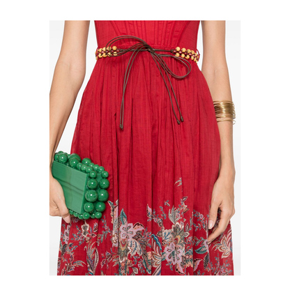 Printed Midi Dress