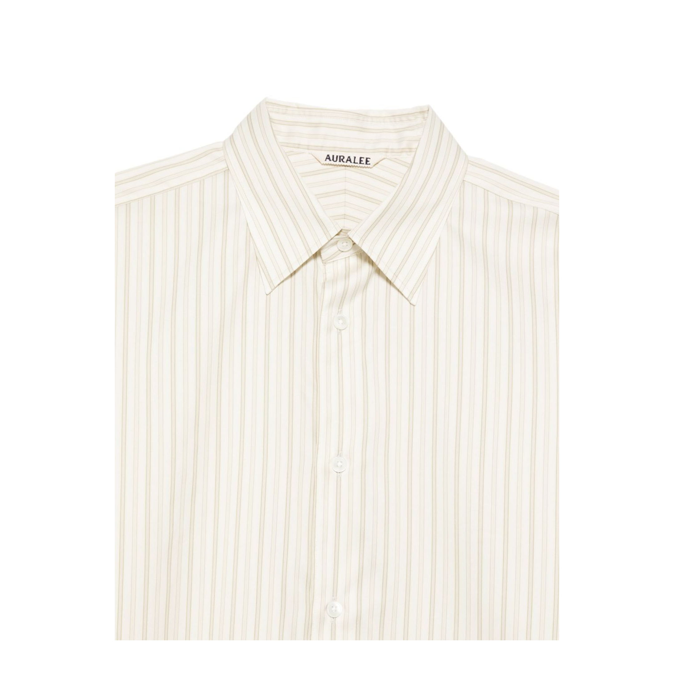 MAYFEYR - Auralee - Shirts Ivory - A26SS01CSIVORYSTRIPE