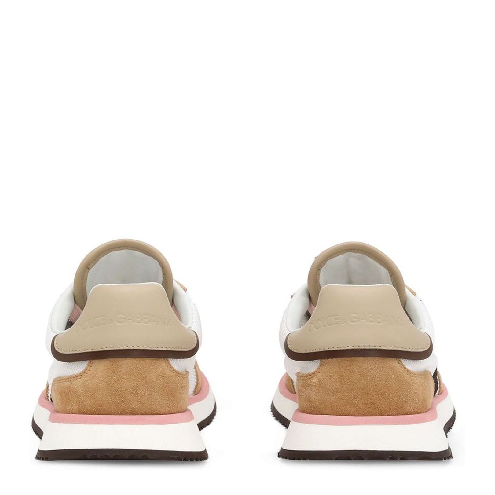 Mixed-material Cushion Sneakers