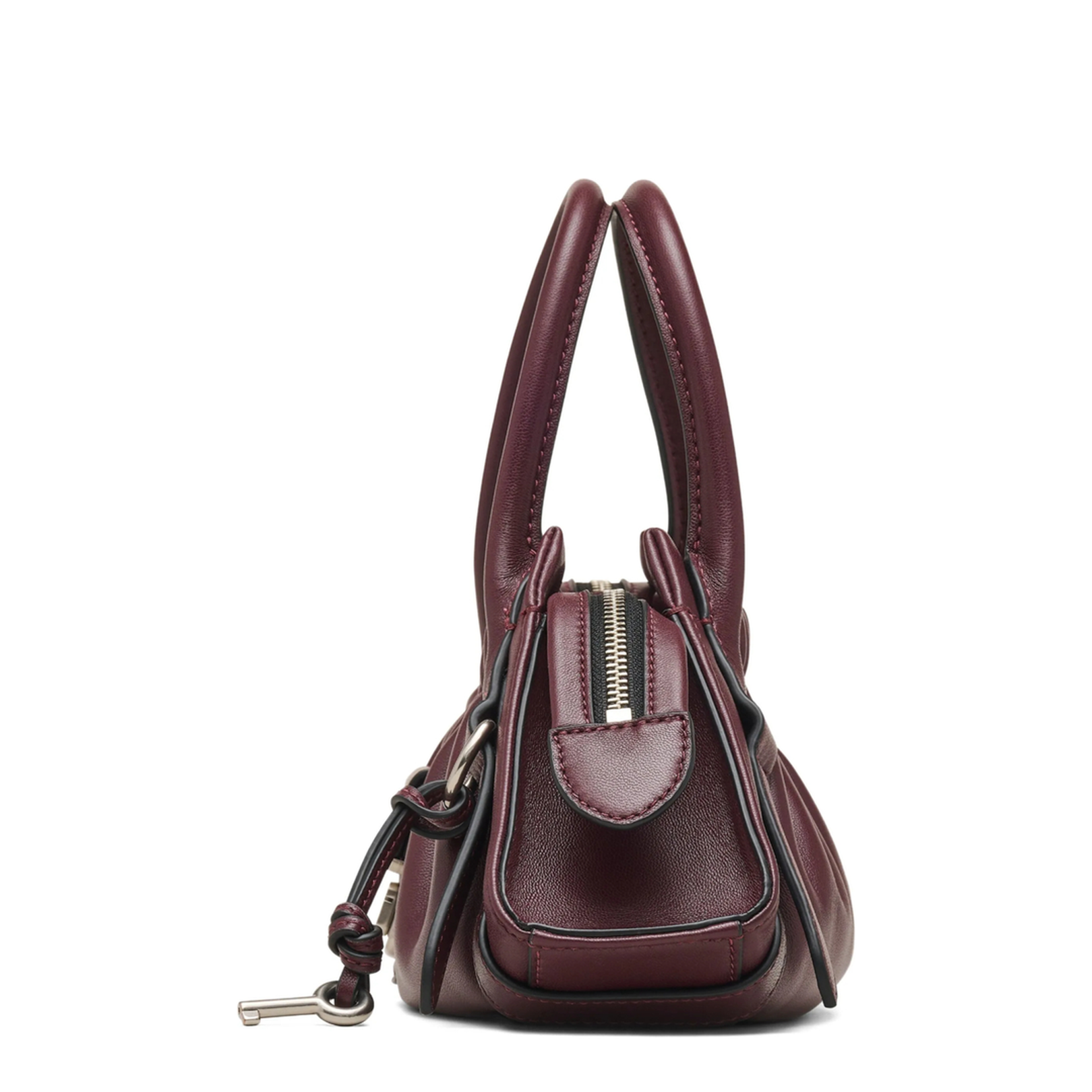 Small Satchel Leather Shoulder Bag