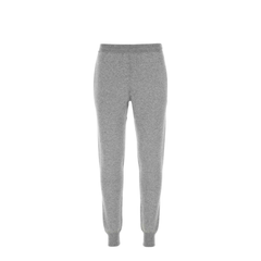 Melange Grey Stretch Cashmere Blend Joggers
