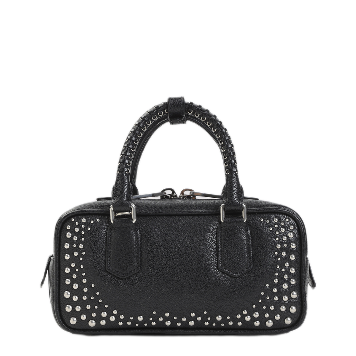 MAYFEYR - Miu Miu - Bag In Black Goat Leather - 5BB142VOB12ZSQF0002