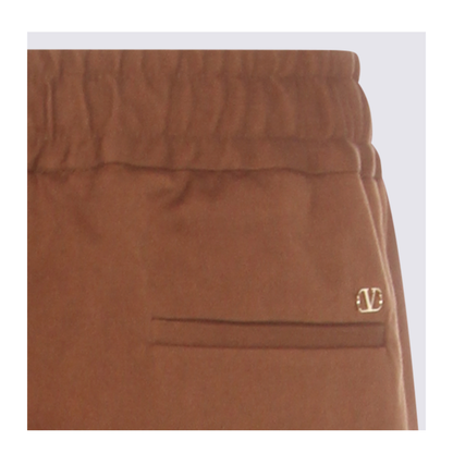 Men's Drawstring Pants Brown