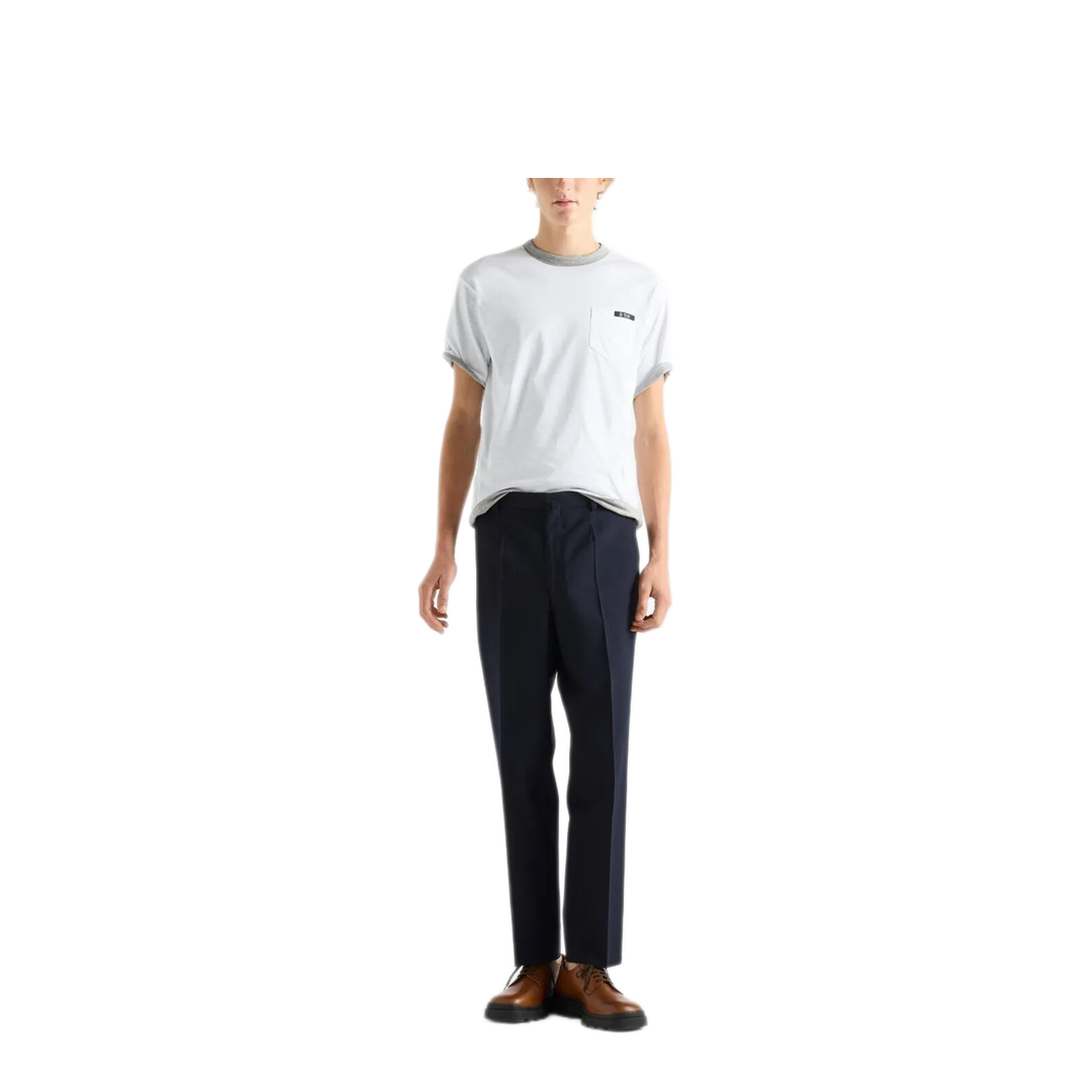 MAYFEYR - Prada - Reversible Cotton T-Shirt - UJN960SOOO1801F0AV1