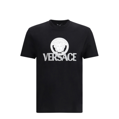 MAYFEYR - Versace - Cotton T-Shirt With Logo - 10142261A10088
