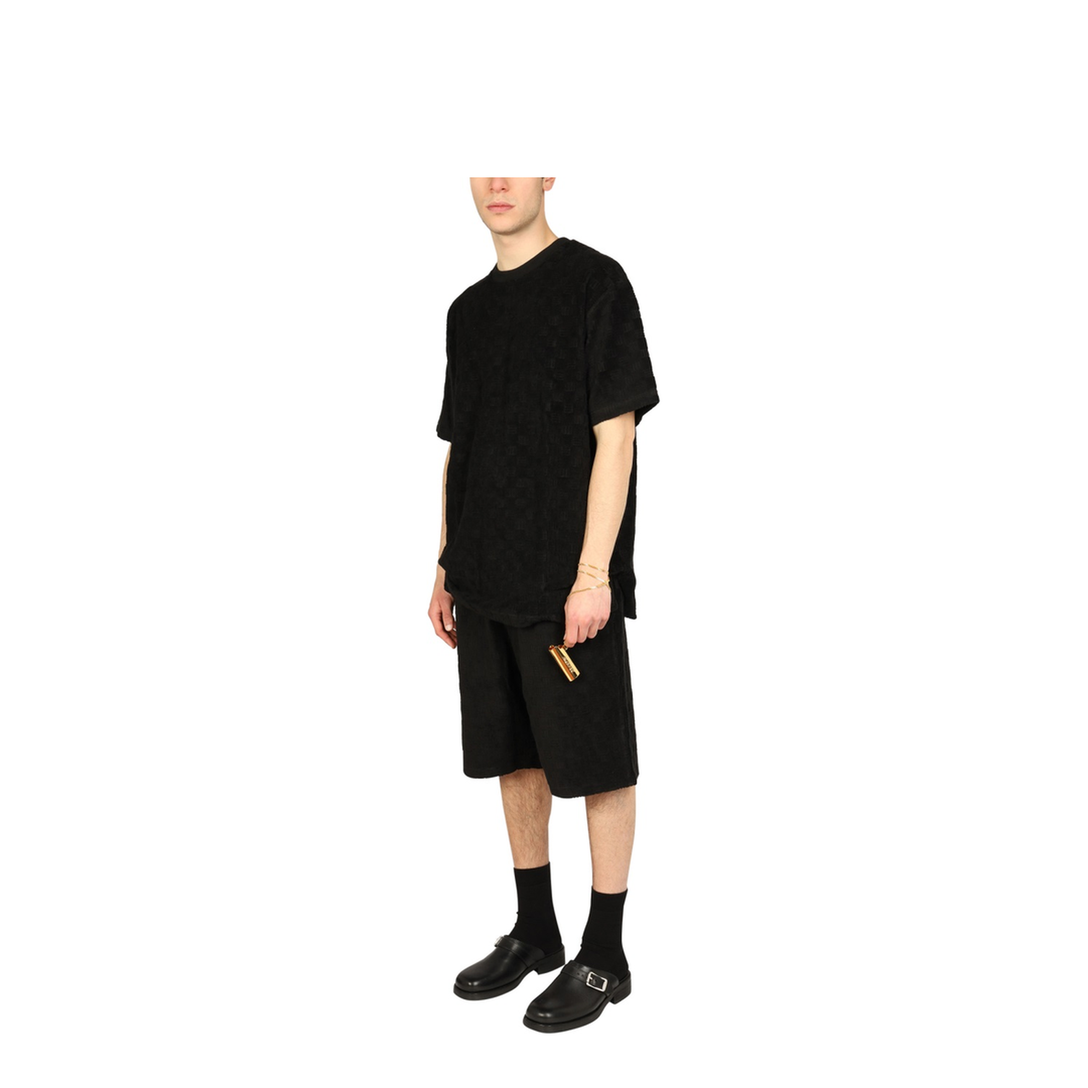 MAYFEYR - AMBUSH - Monogram Logo Bermuda - BMCB014S22JER0011010