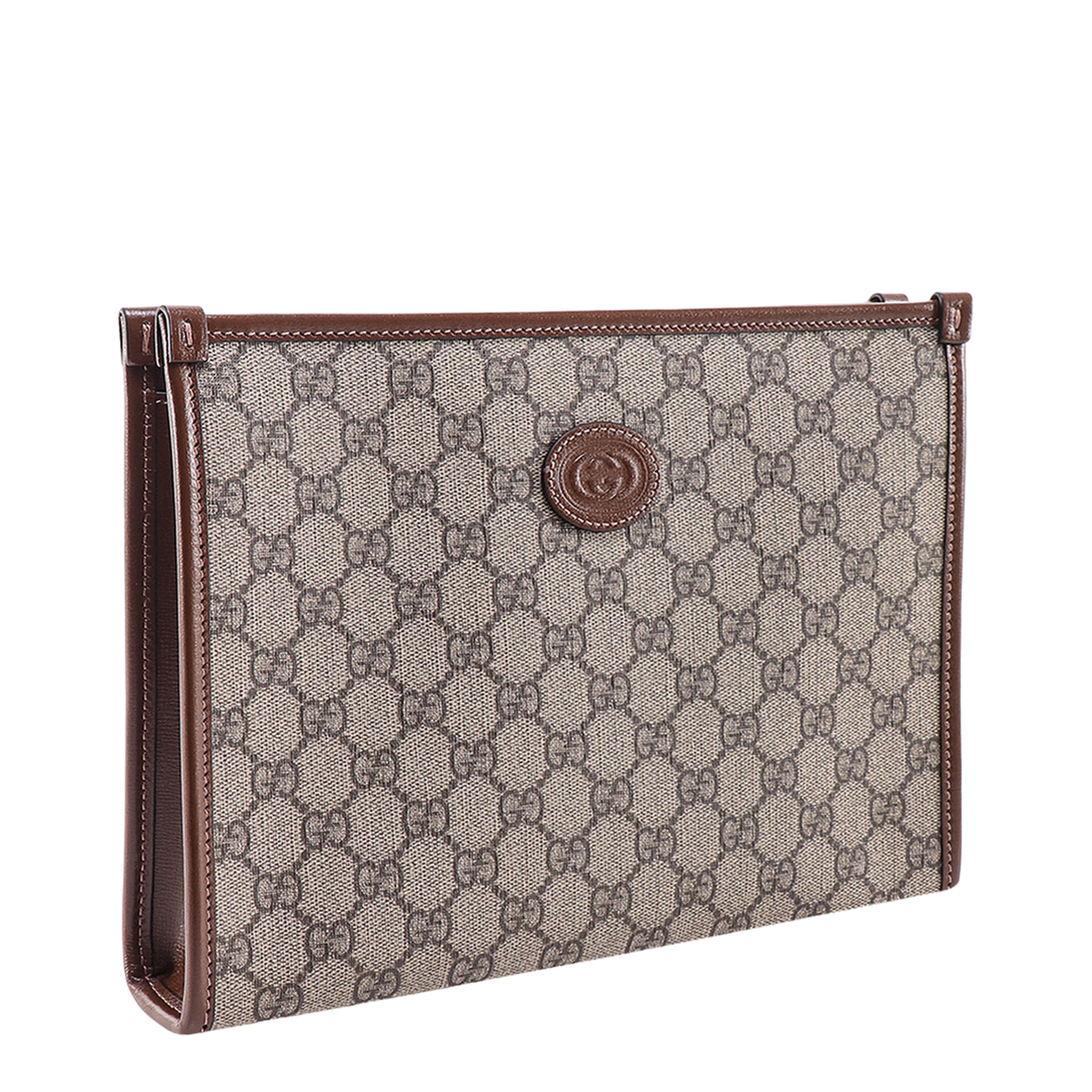 MAYFEYR - Gucci - Beauty Case In Tessuto Gg Supreme And Leather - 67295692TCG8563