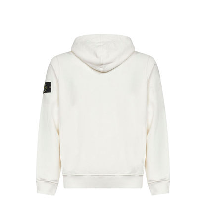 Hooded Sweatshirt in Brushed Organic Cotton Fleece