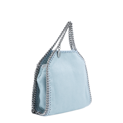 Falabella Tiny Faux Leather Crossbody Bag - Light Blue