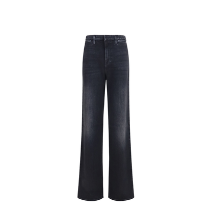 MAYFEYR - Gucci - Stretch Cotton Jeans With Web Stripe - 875834XDDIL