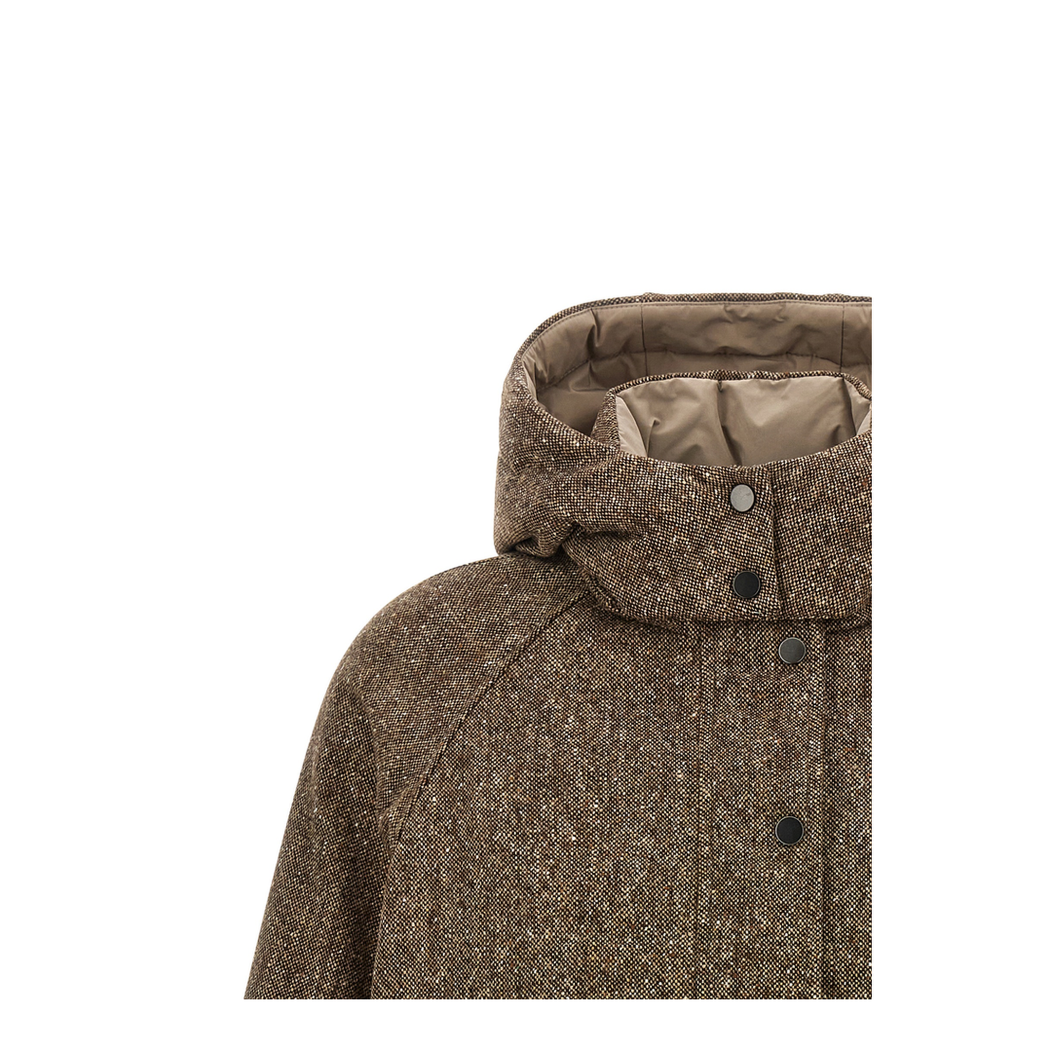 MAYFEYR - Brunello Cucinelli - Donegal Tweed Down Jacket - MD0023657C002