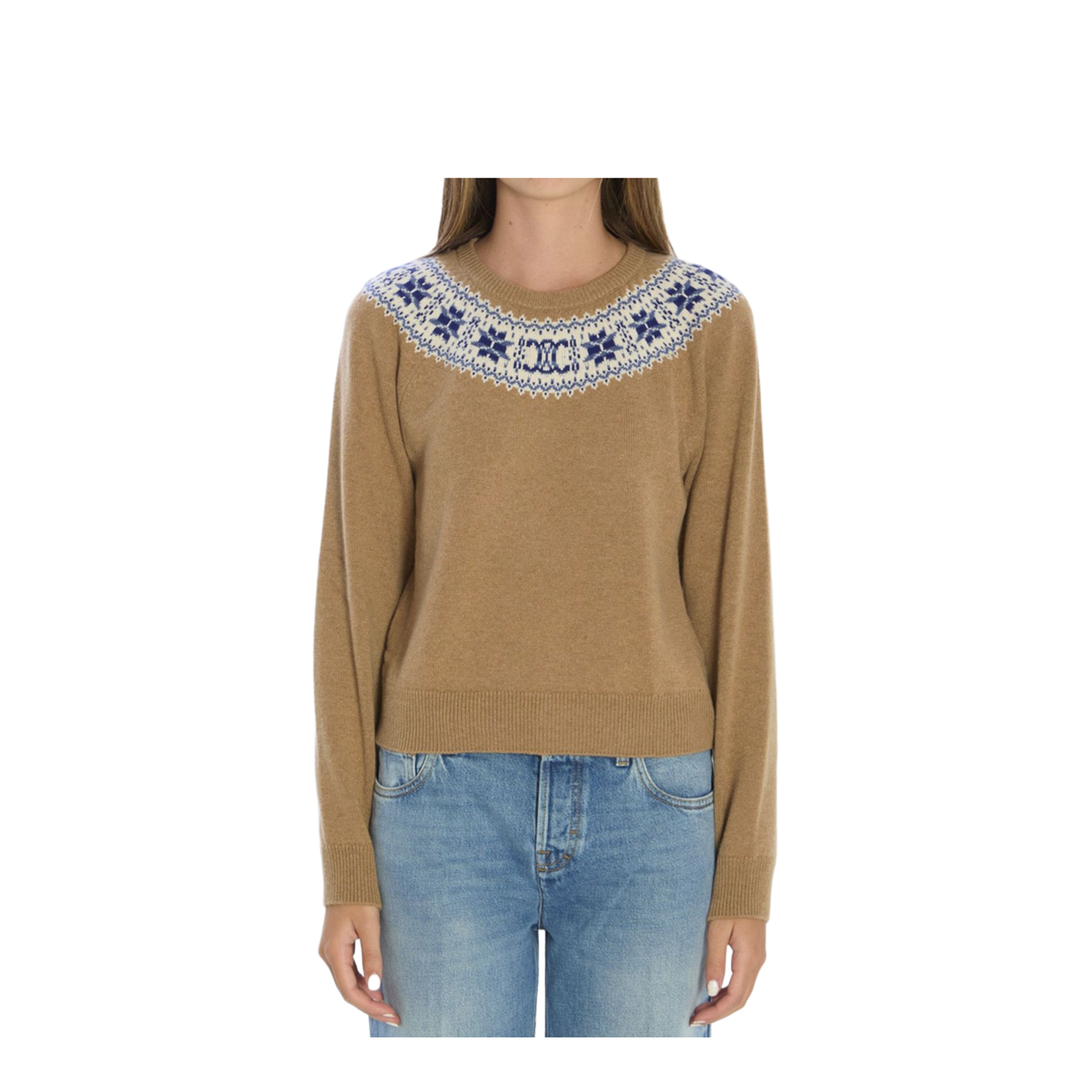 Fair Isle Knitwear Sweater