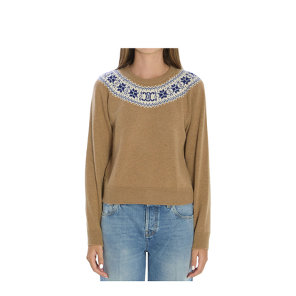 Fair Isle Knitwear Sweater