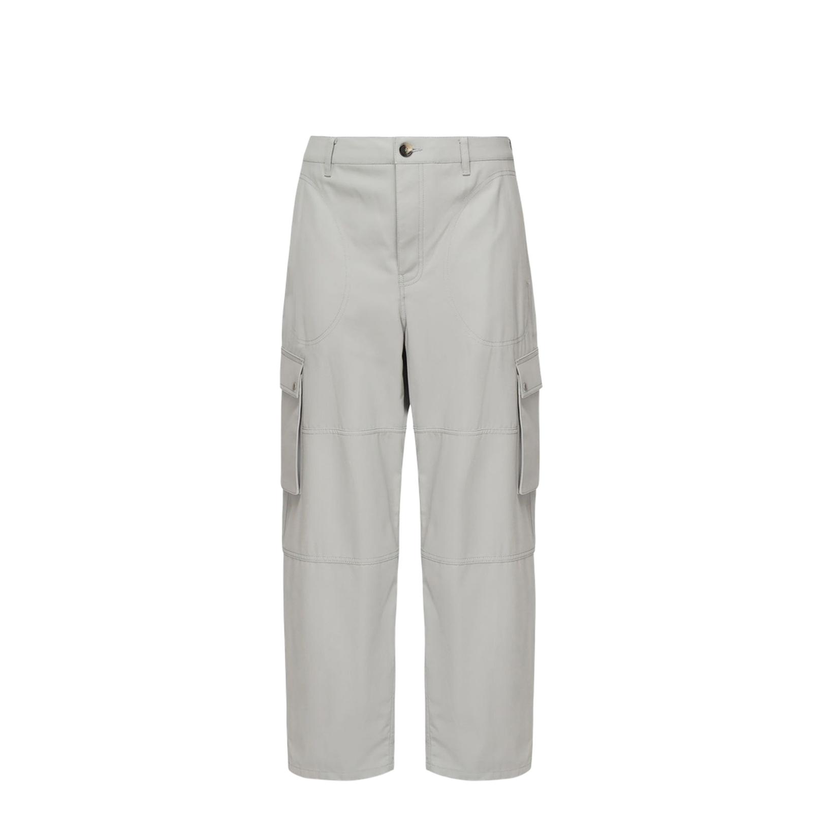 Cargo Trousers in Cotton Grey