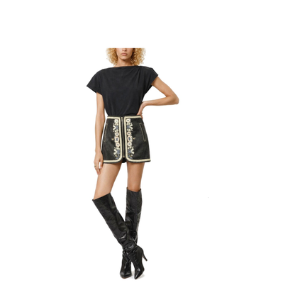 MAYFEYR - Isabel Marant Étoile - T Shirt Sebani - TS0097FAA1N41I01BK