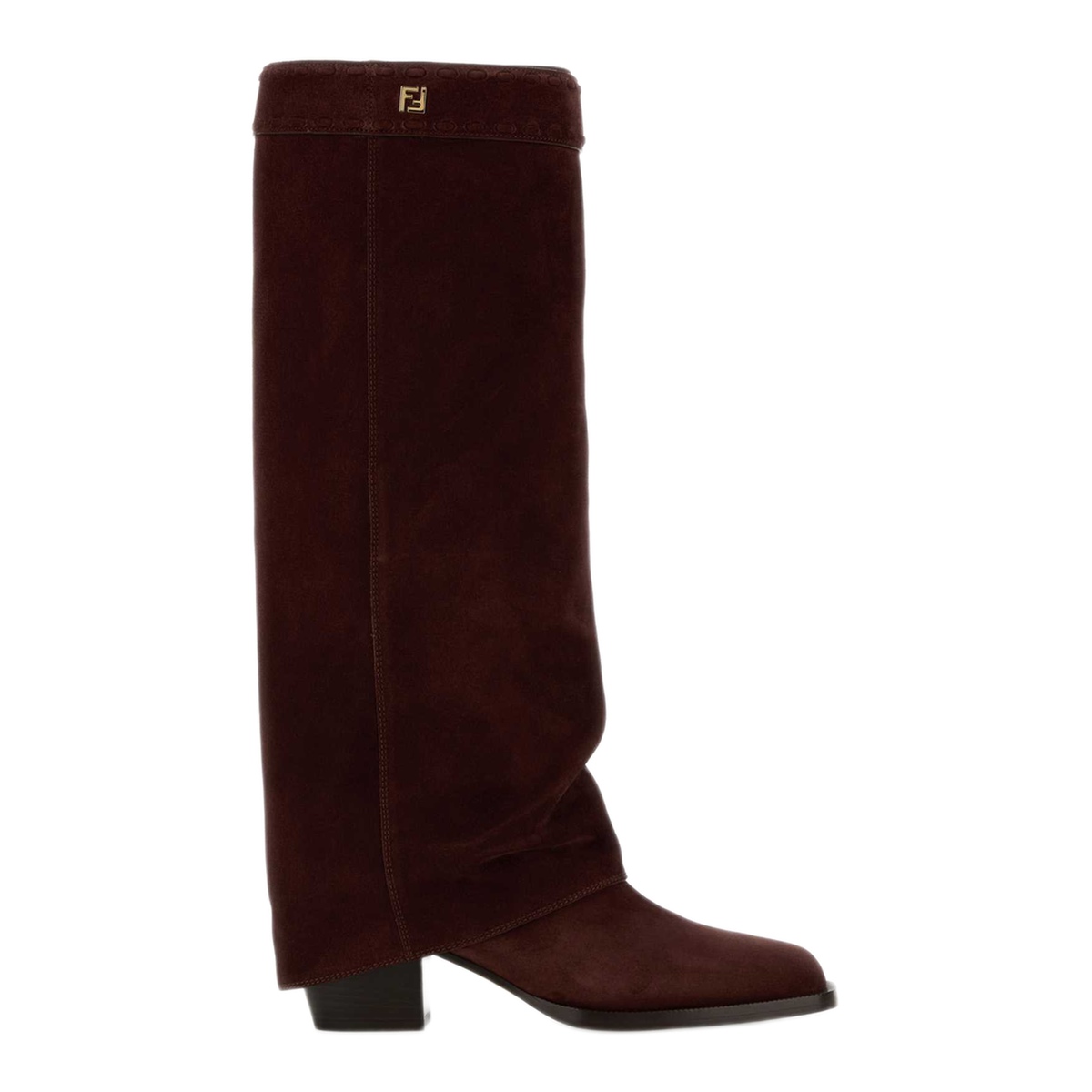 MAYFEYR - Fendi - Burgundy Suede Minerva Boots - 8W8566QK9F1R5D