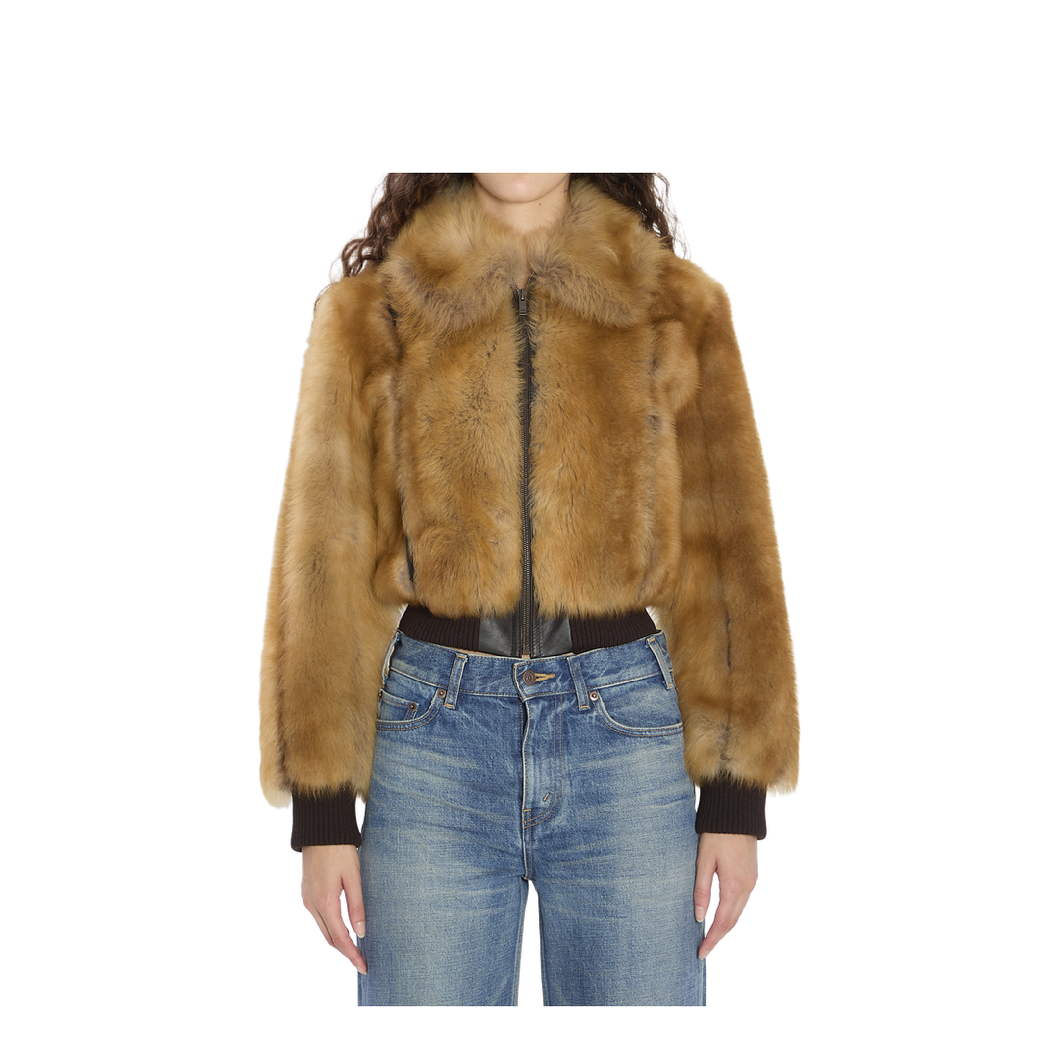 Bomber Jacket in Shearling