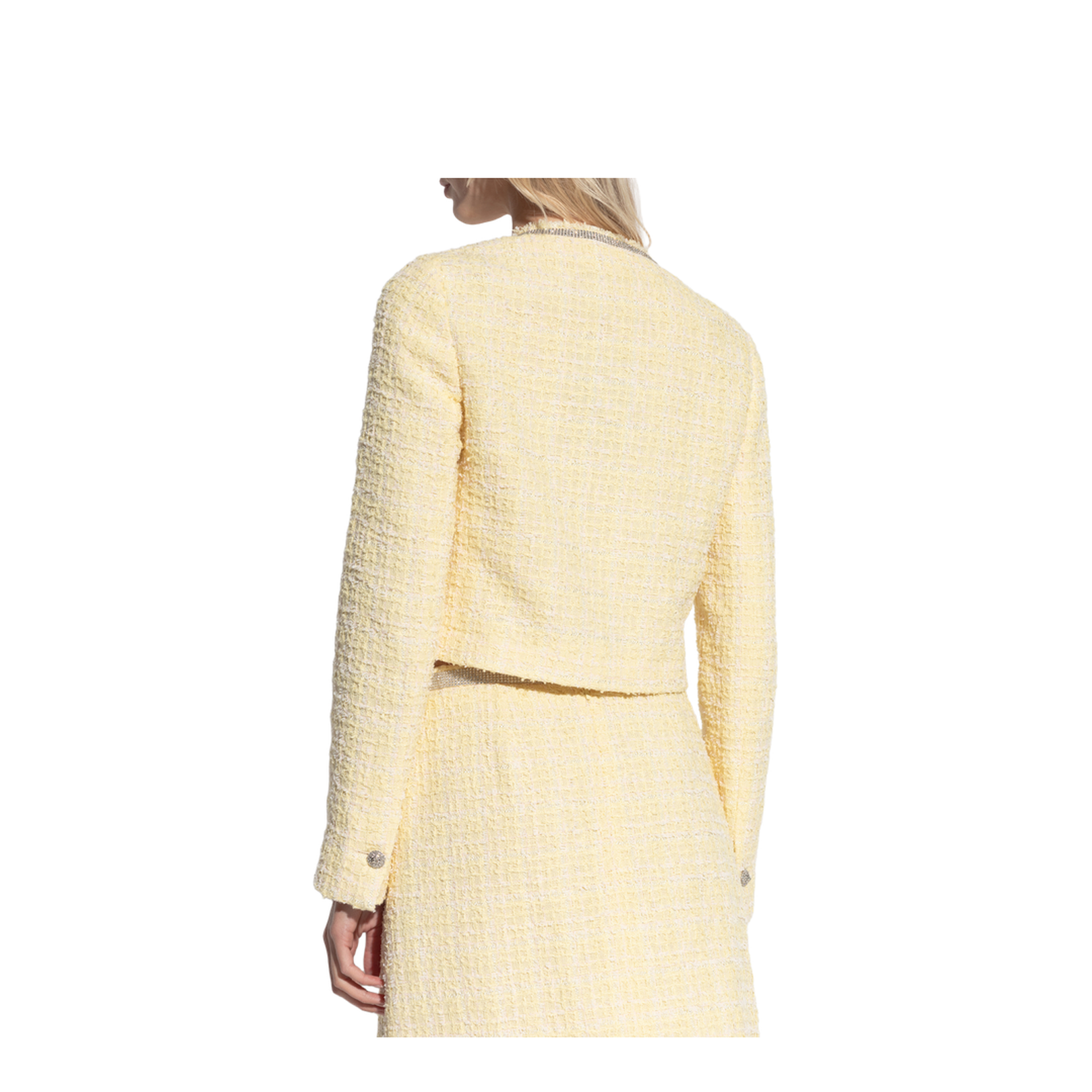 Tweed Jacket with Shimmering Crystals