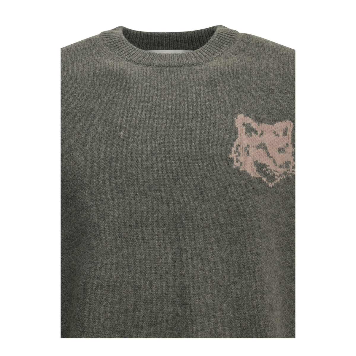 MAYFEYR - Maison Kitsuné - Fox Head Crew Neck Sweater - PM00816KM03290627