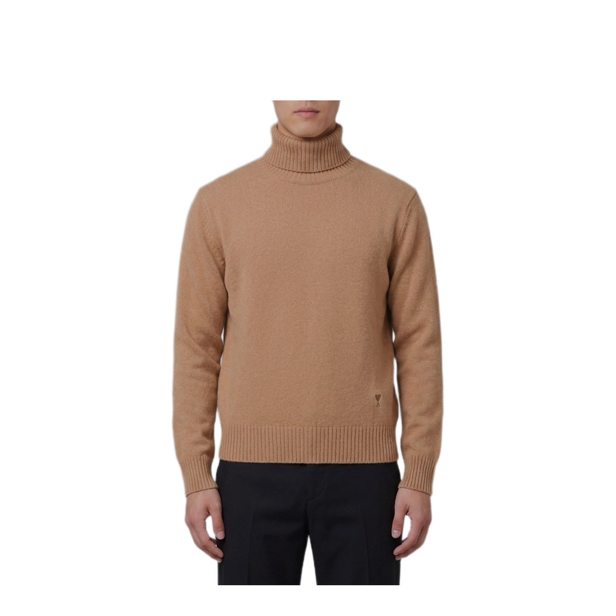 MAYFEYR - Ami Paris - Ami De Coeur Turtleneck Sweater - HKS833005280