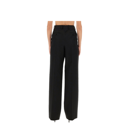 Sharp Wool Pants with Pleats
