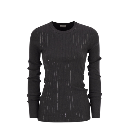 Cotton Jersey T-shirt With Dazzling