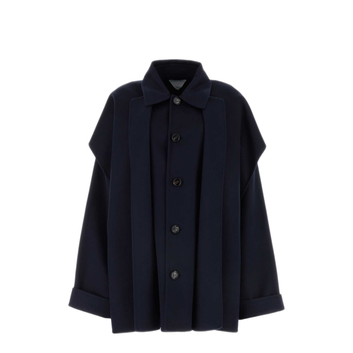 MAYFEYR - Bottega Veneta - Midnight Blue Wool Blend Coat - 781309V3OO04121