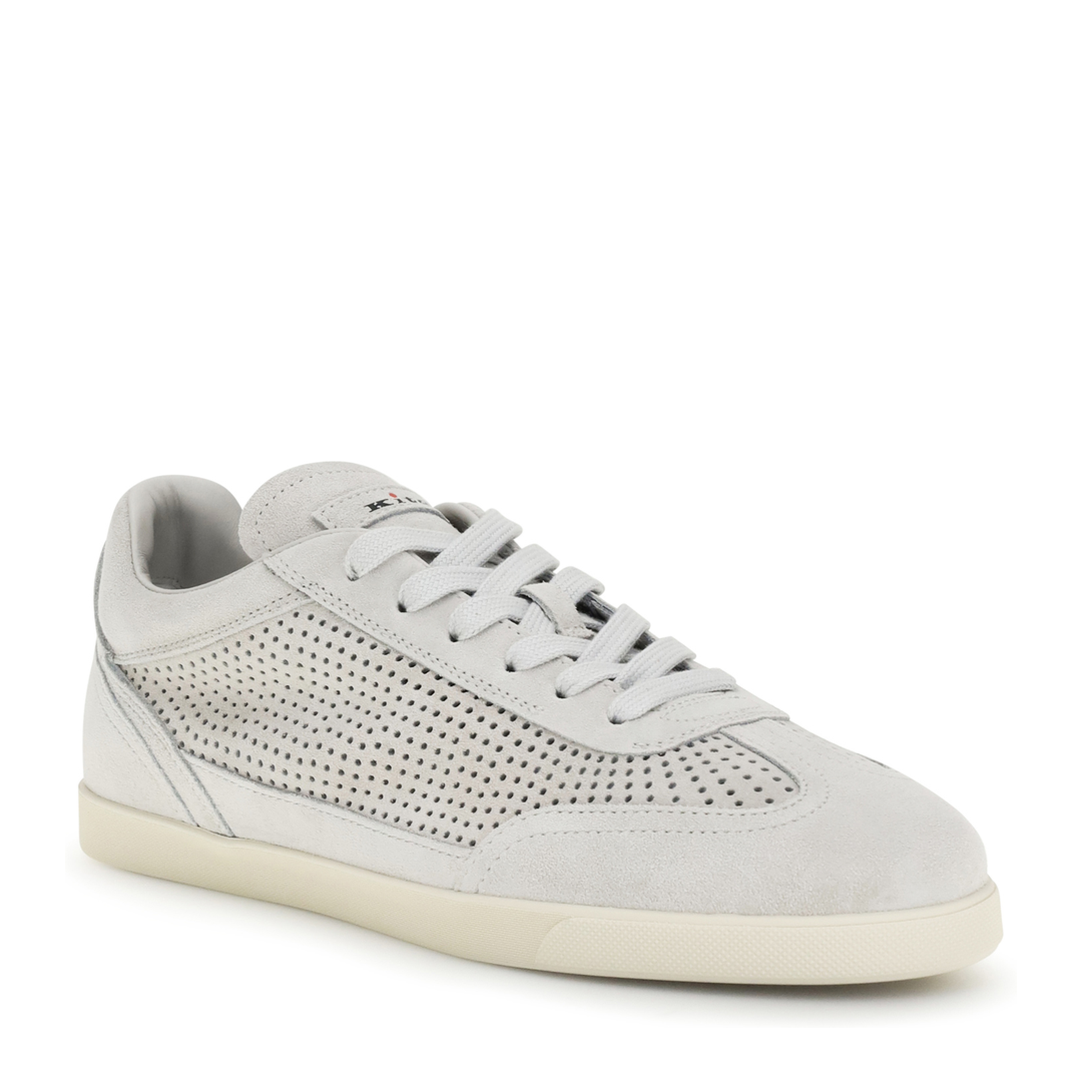 MAYFEYR - Kiton - Perforated Suede Sneakers - USSA397N0138207003