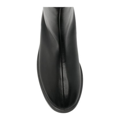 MAYFEYR - DEAR FRANCES - Black Leather Ankle Boots - JOSB01BLACK