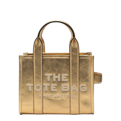 Gold Leather The Small Tote Bag