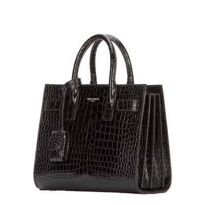 Sac De Jour in Crocodile-Embossed Leather