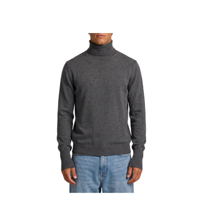 MAYFEYR - BALLANTYNE - Derby Grey Cashmere Turtleneck - B2P00212K0000920