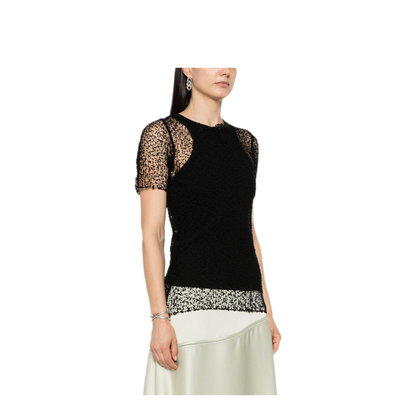 MAYFEYR - Maison Margiela - Dot-Embroidered Semi-Sheer Top - S29HL0009M13007900